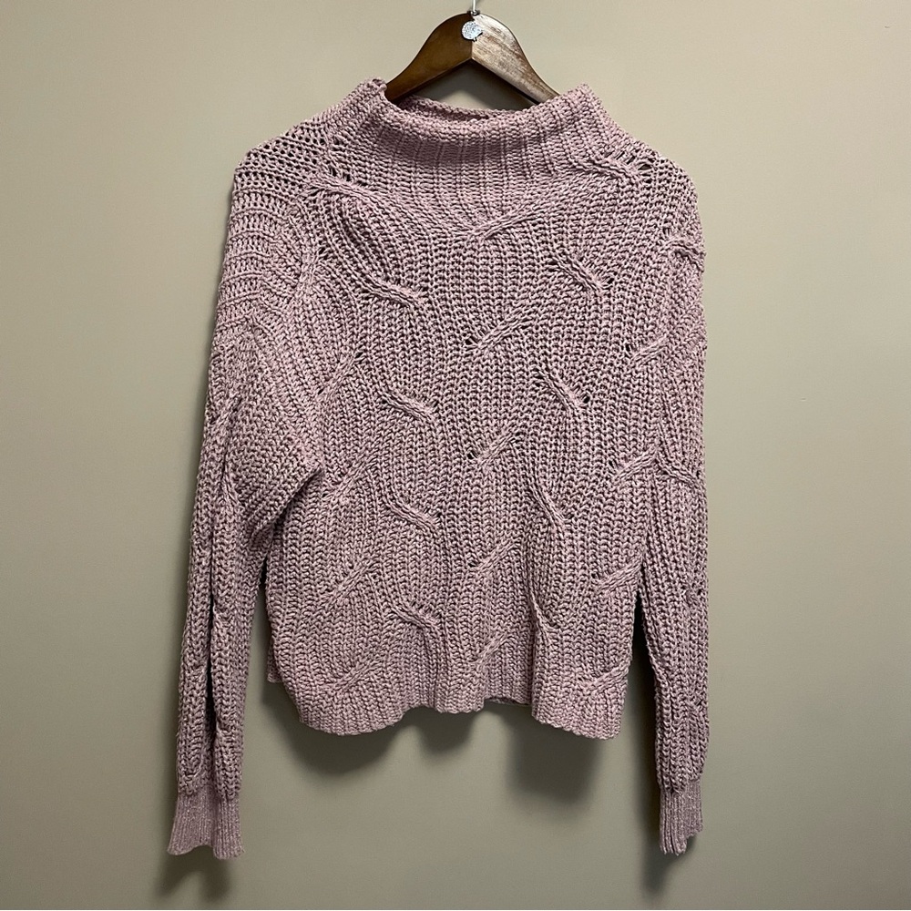 Tribal Jeans Cozy Blush Pink Knit Sweater Women’s Size Medium